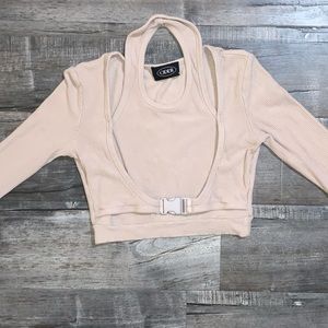 Cider long sleeve strap top